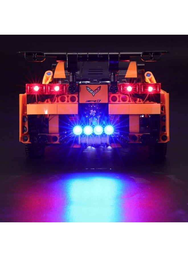 BRIKSMAX BRIKSMAX Led Lighting Kit for Technic Chevrolet Corvette ZR1 - Compatible with Lego 42093 Building Blocks Model- Not Include The Lego Set  - Image 1