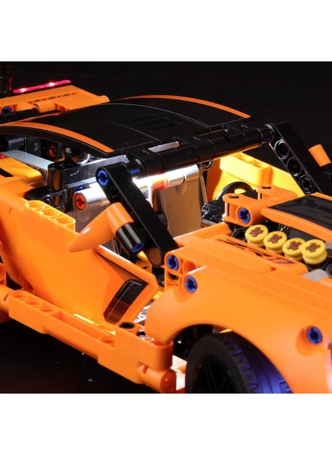 BRIKSMAX BRIKSMAX Led Lighting Kit for Technic Chevrolet Corvette ZR1 - Compatible with Lego 42093 Building Blocks Model- Not Include The Lego Set  - Image 4