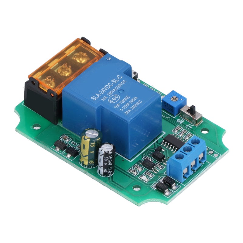 STC 30A High-Power Relay Module 9.5mm Terminal DC AC Load Control - Permanent Memory Mode One-Button Switch Board for Industrial Automation - Image 2