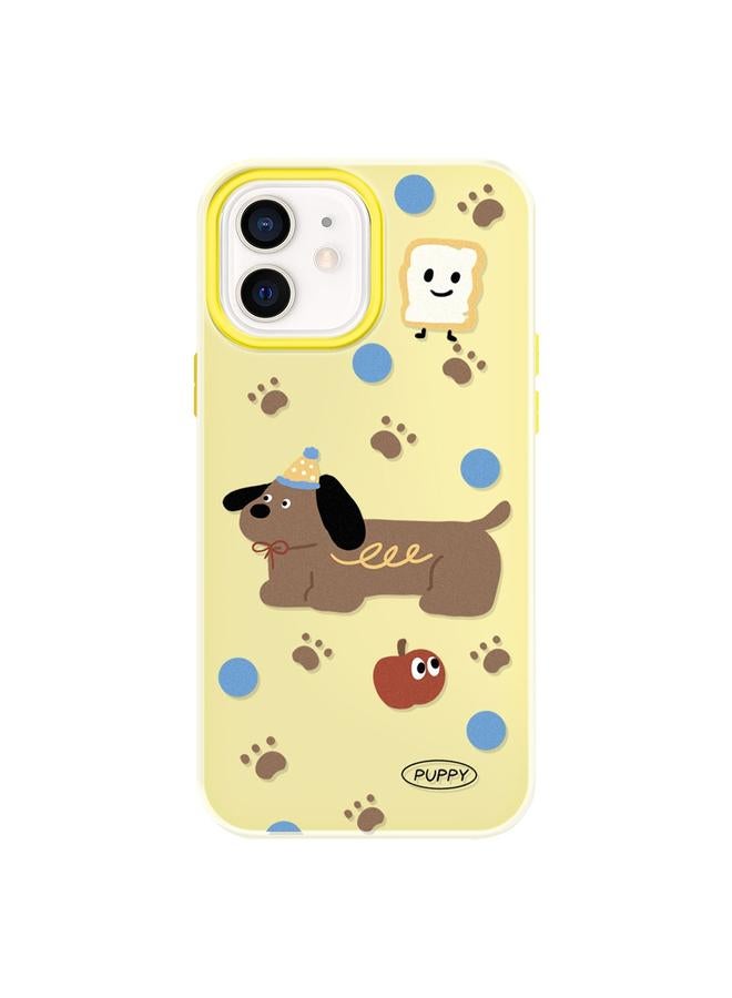 اس-توب جراب لهاتف iPhone 11 مصنوع من مادة TPU الهجينة ذات ملمس الجلد - Image 1