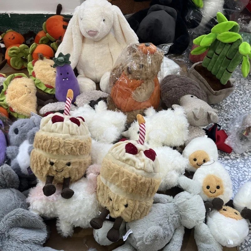 Y&D Jellycat Series Animal Plush Doll Super Soft Bear Toy with PP Cotton Filling Washed Technique  Capibala Plush Doll - Image 4