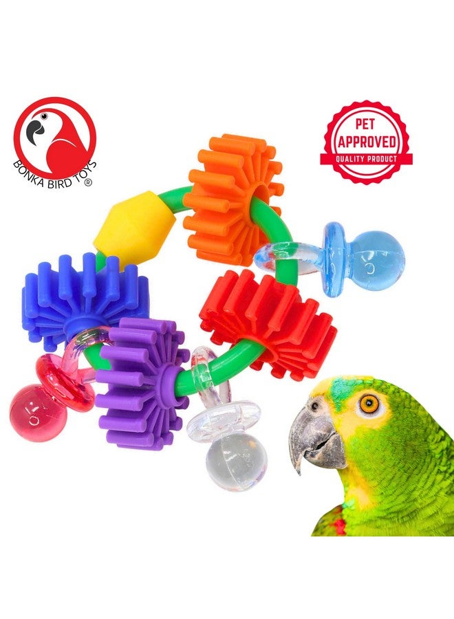 Bonka Bird Toys Bonka Bird Toys 3608 Gear Ring Foot Talon Bird Toy Conure African Grey - Image 2