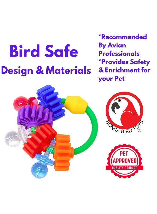 Bonka Bird Toys Bonka Bird Toys 3608 Gear Ring Foot Talon Bird Toy Conure African Grey - Image 5