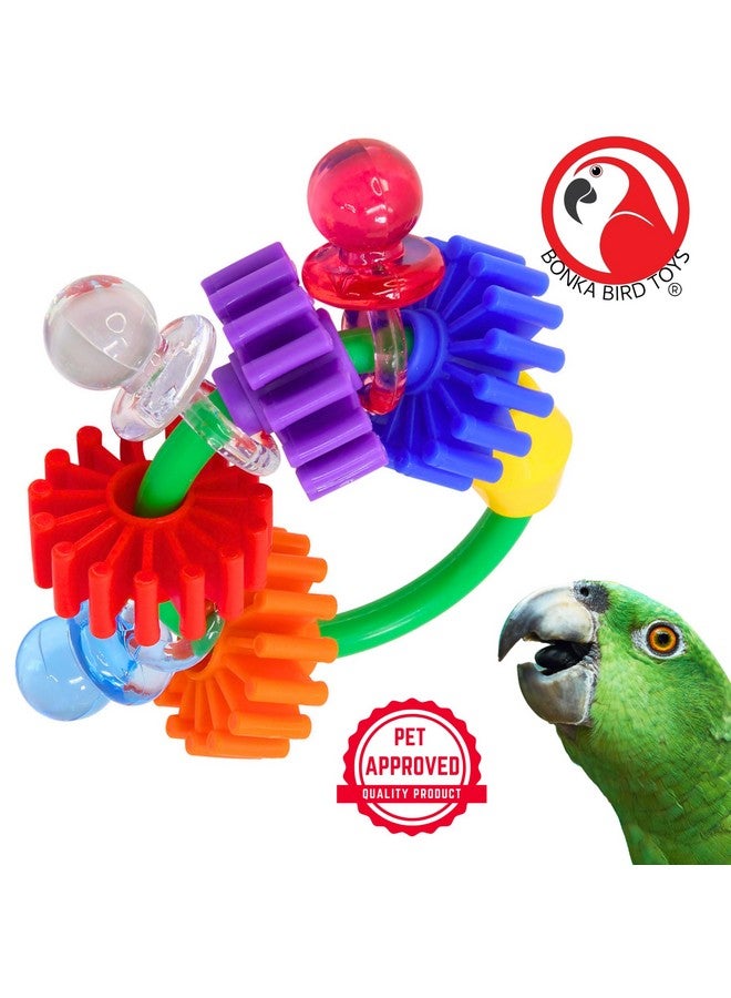 Bonka Bird Toys Bonka Bird Toys 3608 Gear Ring Foot Talon Bird Toy Conure African Grey - Image 3
