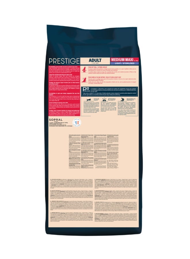 Pro nutrition Prestige Dog Adult Medium/ Maxi Sterilised 15Kg - Image 2