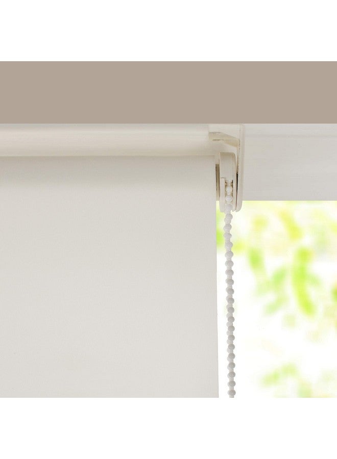 Deco Window Semi-Blackout Roller Blinds for Windows (24 Inches W X 84 Inches H, Snow White) Light Filtering Roll-Up Shades Sun UV Protection for Home & Office - Image 5
