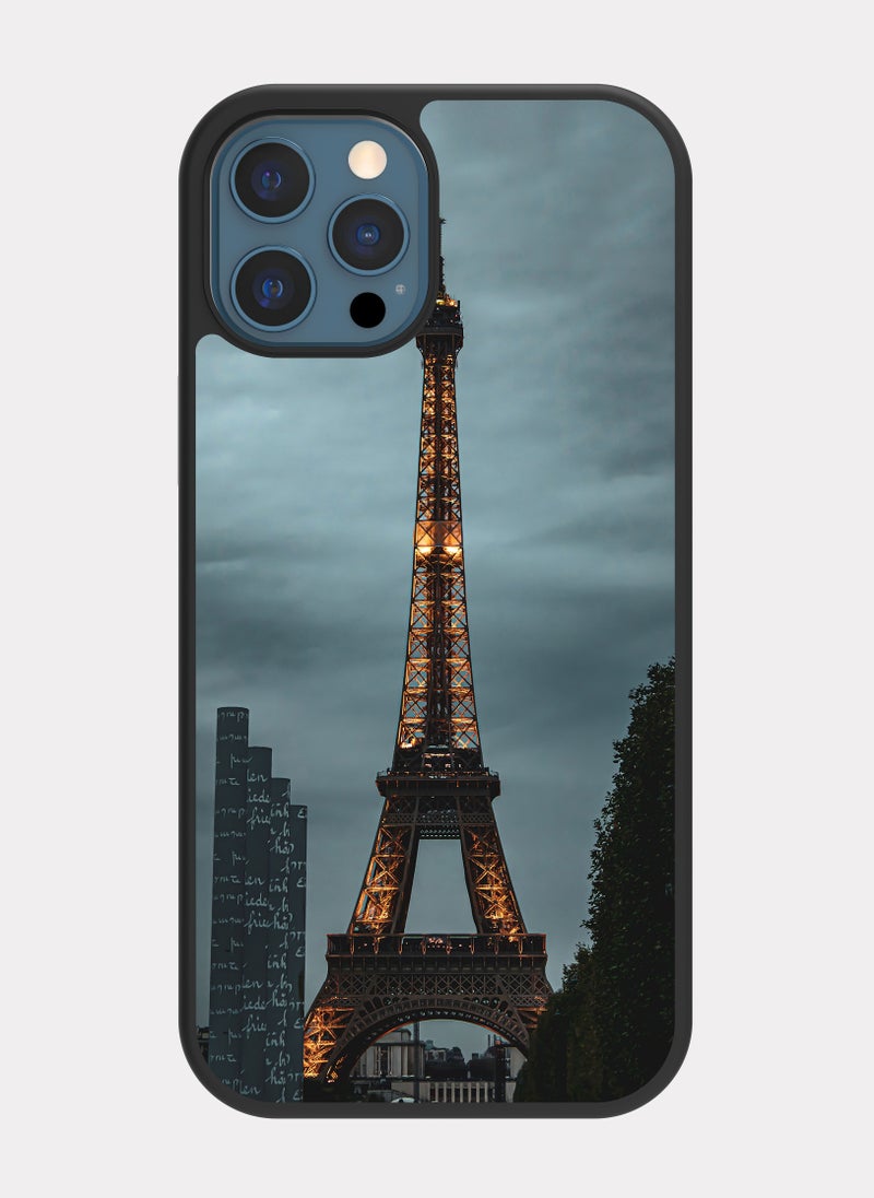 PXLAAT iPhone 12 Pro Max case cover Eiffel Tower Paris - Image 1