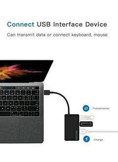 نيبمينينت محور USB 3.0، 4 منافذ رفيع للغاية، محول محور USB 3.0 محمول عالي السرعة، توسعة متعددة، كابل موزع محول USB لجهاز الكمبيوتر، اللابتوب، سطح المكتب، PS3، Xbox، Wii، MAC  - Image 2