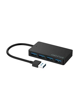 نيبمينينت محور USB 3.0، 4 منافذ رفيع للغاية، محول محور USB 3.0 محمول عالي السرعة، توسعة متعددة، كابل موزع محول USB لجهاز الكمبيوتر، اللابتوب، سطح المكتب، PS3، Xbox، Wii، MAC  - Image 1
