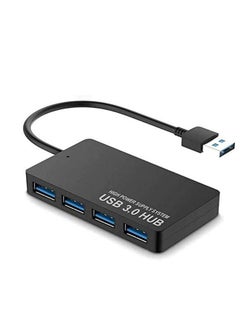 نيبمينينت محور USB 3.0، 4 منافذ رفيع للغاية، محول محور USB 3.0 محمول عالي السرعة، توسعة متعددة، كابل موزع محول USB لجهاز الكمبيوتر، اللابتوب، سطح المكتب، PS3، Xbox، Wii، MAC  - Image 5