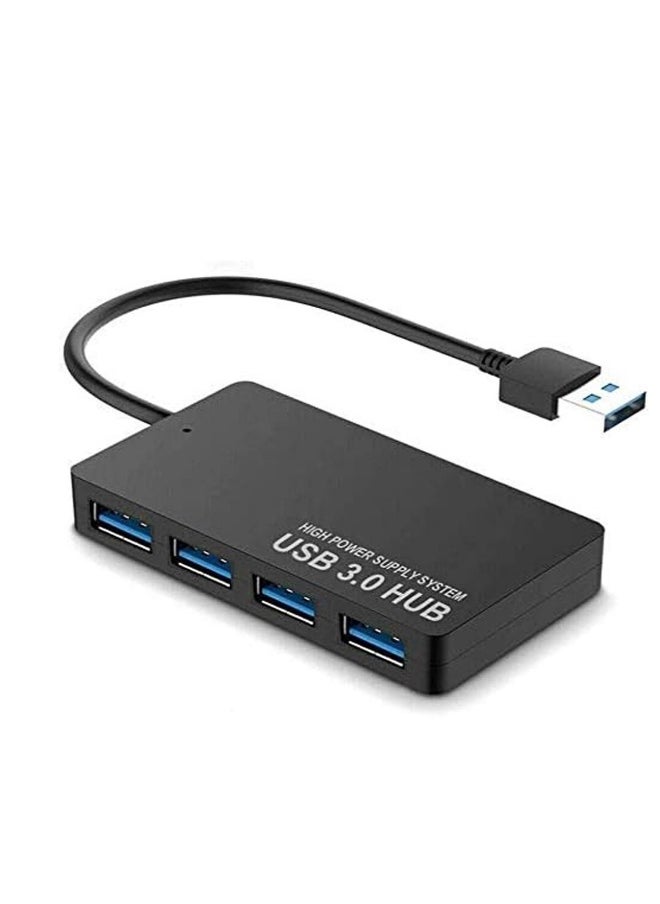 NIBEMINENT USB Hub 3.0, 4 Ports Ultra Slim USB 3.0 Hub Adapter Portable High Speed Expansion Multi USB Hub Splitter Adapter Cable for PC Laptop, Desktop, PS3, Xbox, Wii, MAC  - Image 5