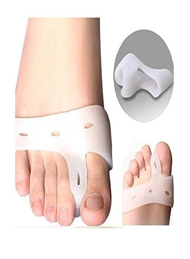 GION Silicone Gel Foot Fingers Bunion Corrector and Bunion Relief Sleeve with Gel Bunion Pads Cushion Splint Bunion Protector for Men and Women // Hallux Valgus Corrector Bunion Bootie Guard (1Pair) - Image 2