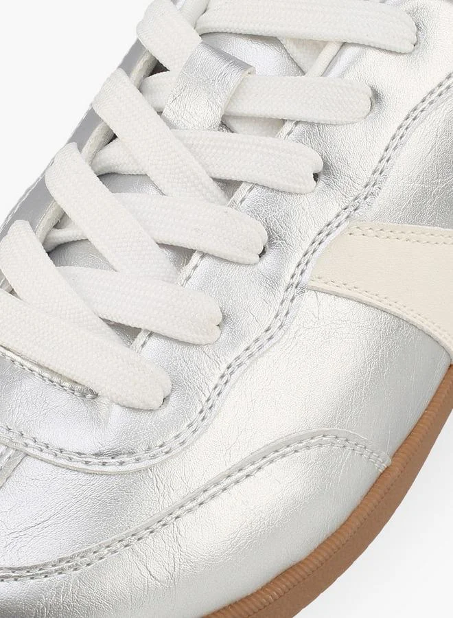 Celeste SILVER Women Lace-Up Sneakers for Women | Best Price UAE
