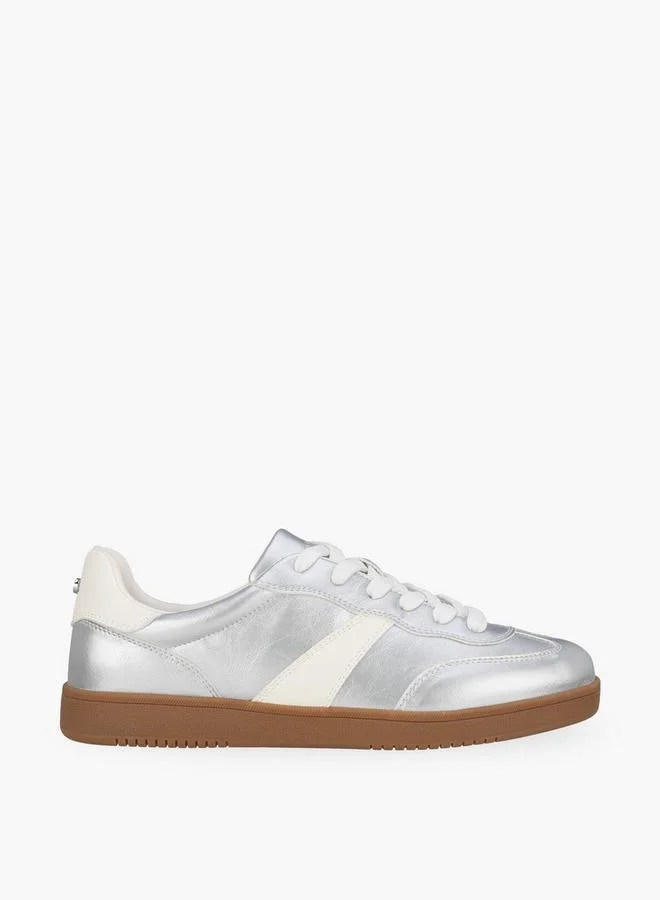 Celeste SILVER Women Lace-Up Sneakers for Women | Best Price UAE