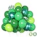Qmraercu Green Balloons 50pcs 12 Inch Different Shades Dark Green Balloons Green Latex Party Balloons for Party Decorations Patricks Day Jungle Forest Themed Decorati - Image 3