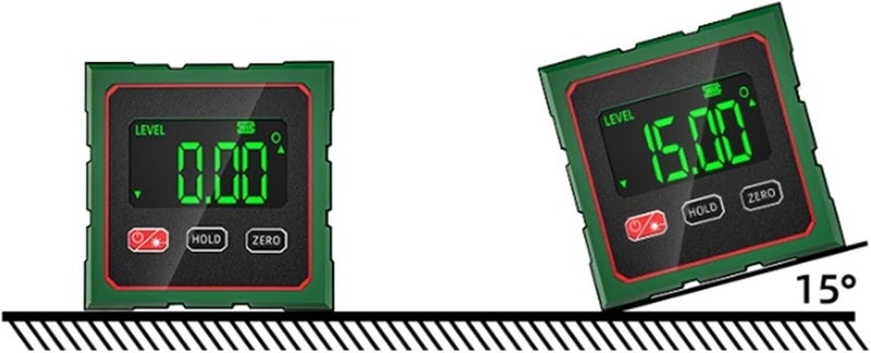 Digital Angle Finder, Digital Angle Finder Magnetic Inclinometer Level Box Protractor Gauge For Woodworking Construction And Machine Alignment,Angle Finder - Image 4