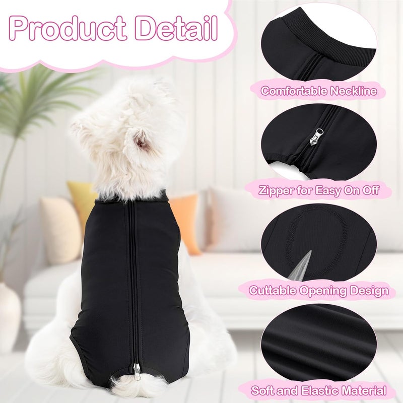 Coppthinktu Dog Surgery Suit Recovery Suit for Dogs After Surgery Female, Dog Onesie Neuter Puppy Spay Shirts, Post-Op Bodysuit Pajamas Anti Licking Abdominal Wounds Cone Alternative - Image 3
