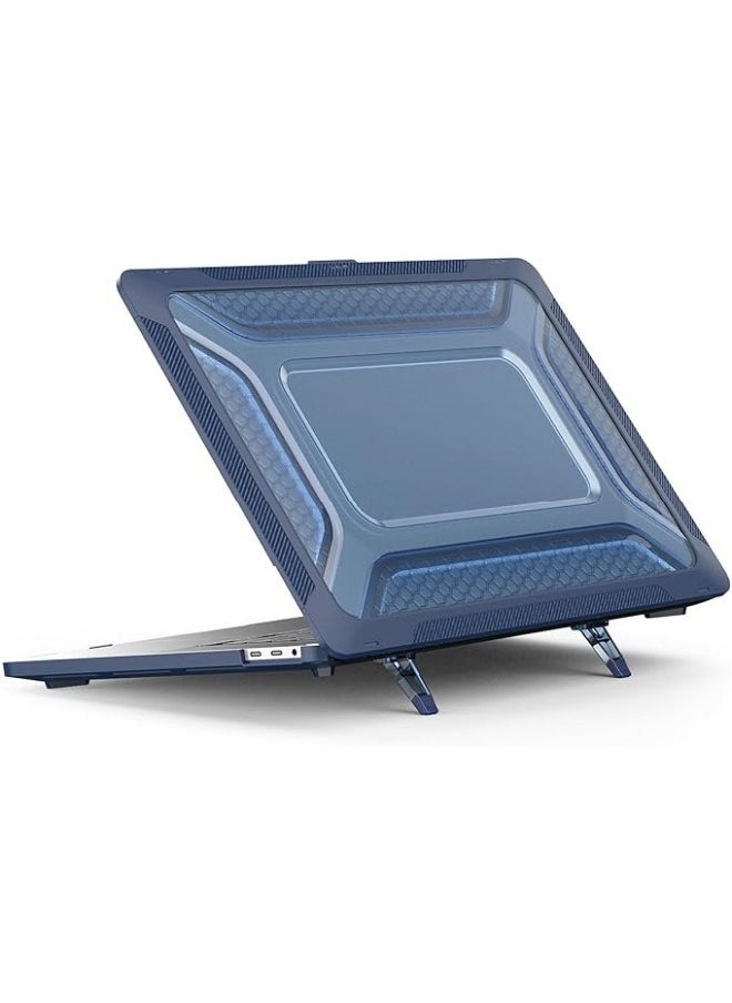 Generic Compatible with MacBook Pro 16 Inch M3 Pro/Max (2023) & M2 Pro/Max A2780 (2023) & M1 Pro/Max A2485 (2021),Anti-Scratching Protective Case with Foldable Stand 