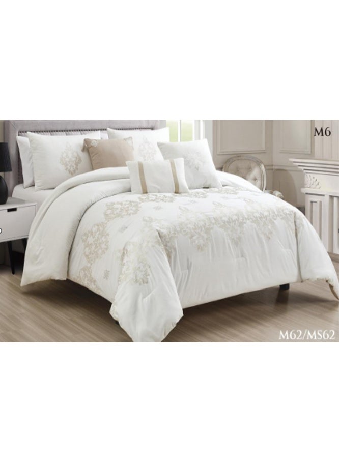 8-piece embroidered bedspread for two people