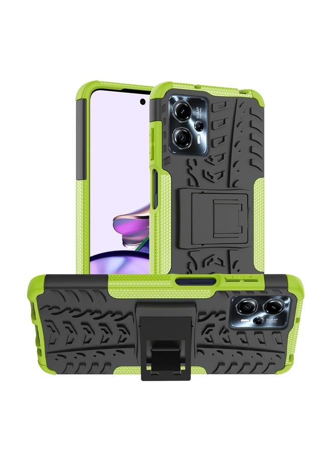 اس-توب جراب لهاتف Motorola Moto G53 مصنوع من مادة TPU + PC مع حامل - Image 1