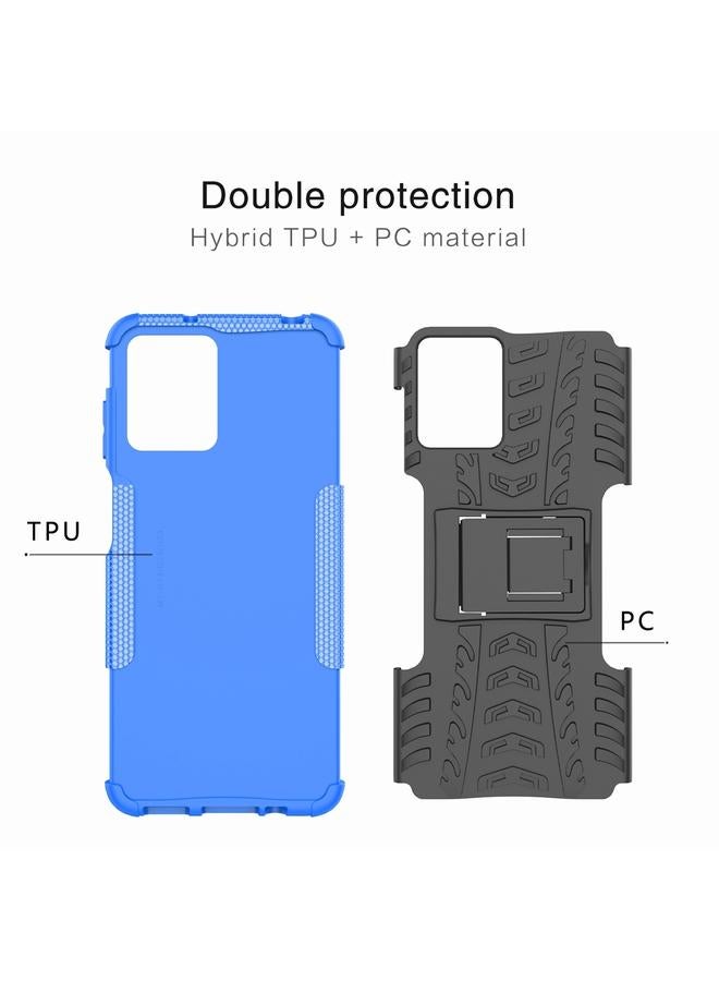 اس-توب جراب لهاتف Motorola Moto G53 مصنوع من مادة TPU + PC مع حامل - Image 4