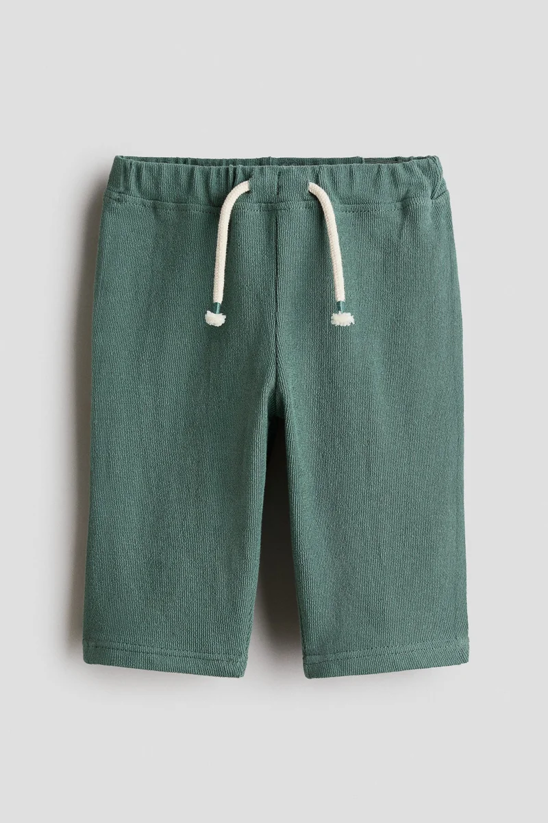 H&M Textured jersey trousers