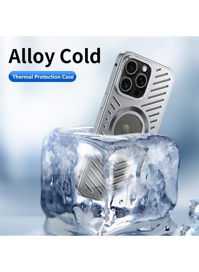 اس-توب جراب هاتف مغناطيسي معدني مبرد لهاتف iPhone 16 Pro MagSafe - Image 5