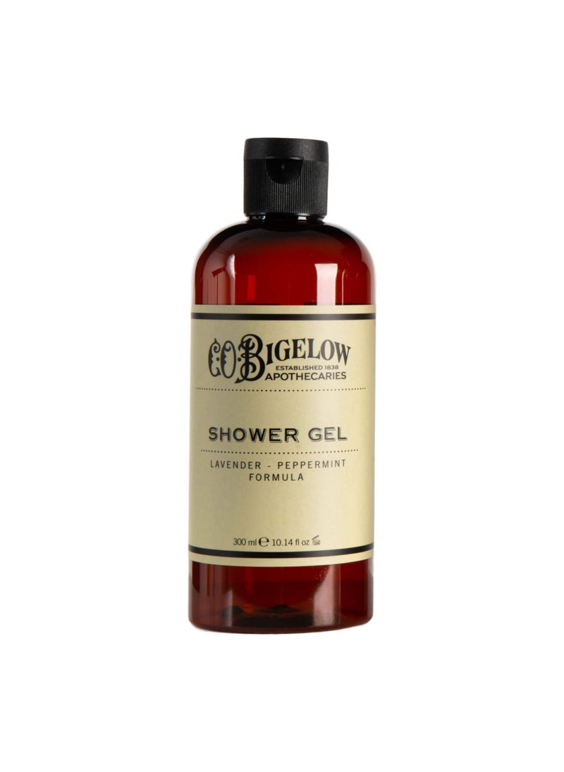 C. O. Bigelow - C.O. Bigelow Shower Gel, Lavender Peppermint Body Wash for Women & Men, Skin Soothing Body Cleanser - 10.14 Fl Oz. - Image 1