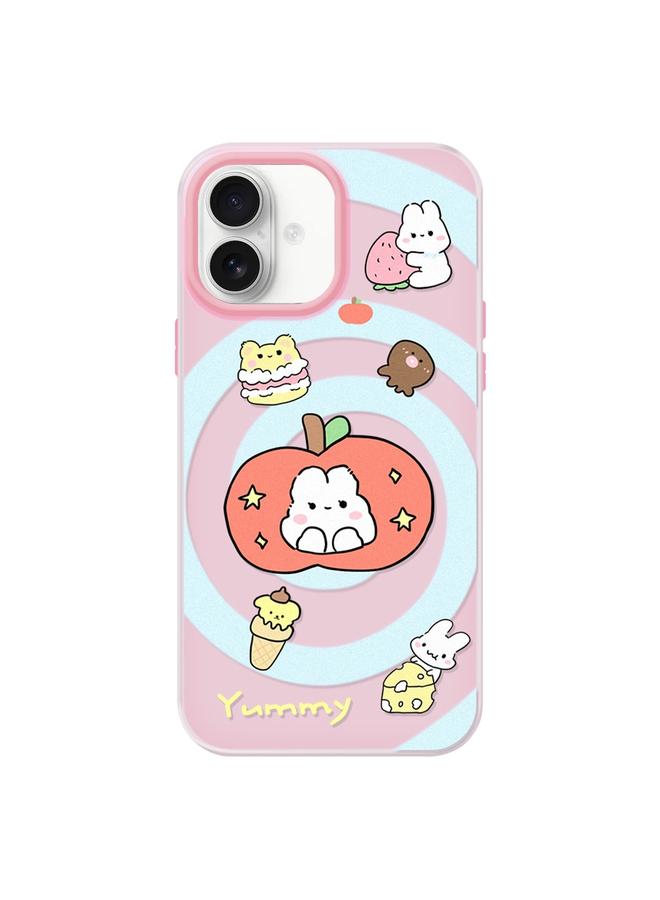 S-TOP Case For iPhone 16 Plus Skin Feeling Jelly TPU Hybrid PC Phone Case - Image 1