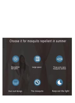 Y&D Bed Canopy Tents Curtain Blackout Curtain Single Bed Tent Curtain Student Shading Cloth Bed Canopy Mosquito Net Student Sleep Privacy Protection  - Image 5