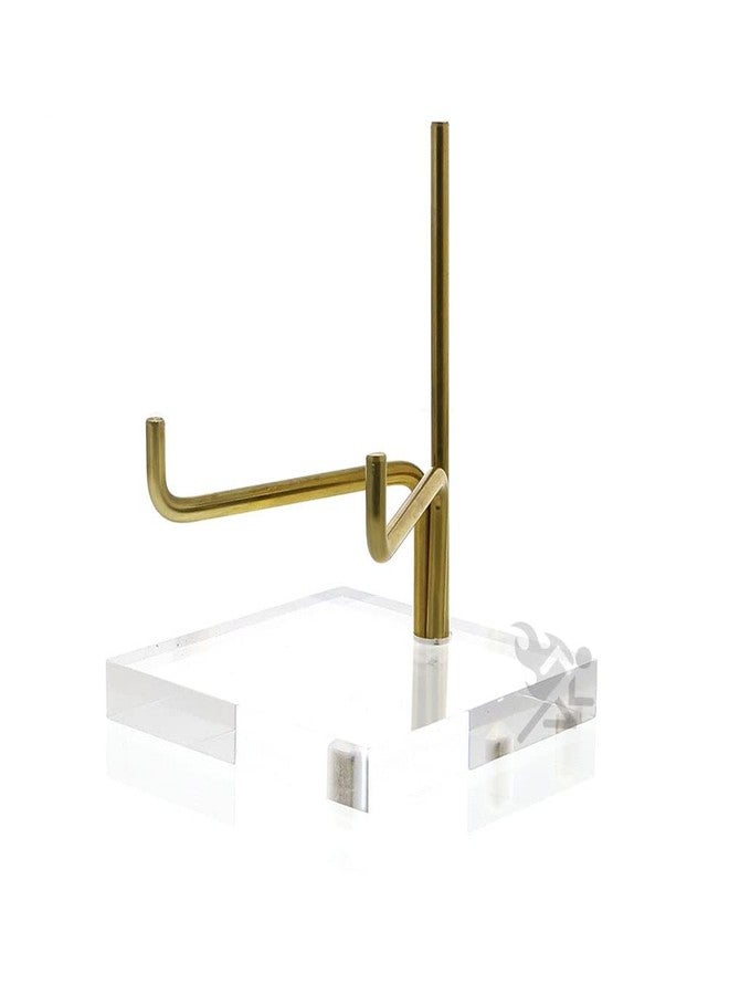 حامل عرض أكريليك قابل للتعديل من OnFireGuy مقاس 4.25 بوصة للجيود والمعادن والأحافير والبلورات | حامل عرض أكريليك مقاس 4.25 بوصة | اعرض كنوزك بأناقة وفخامة - Image 1