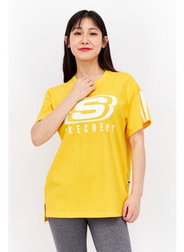 Women Loose Fit Short Sleeves Training T-shirt, Yellow - pzsku/Z23E2BF09A1743AC1A18FZ/45/_/1732780870/acdd8245-93b7-4395-a99f-c96492ff9b32