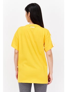 Women Loose Fit Short Sleeves Training T-shirt, Yellow - pzsku/Z23E2BF09A1743AC1A18FZ/45/_/1735567939/100e0ab8-46a3-4047-87c1-b4057867ea84