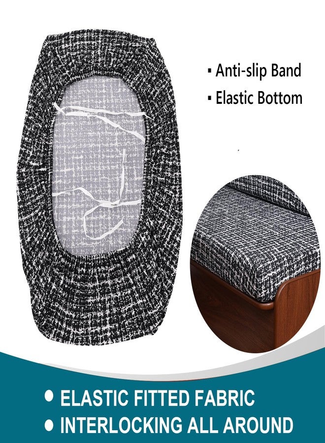 KRFOONN RV Dinette Cushion Covers Stretch Camper Cushions Cover Replacement Couch Cushion Slipcovers Washable Loveseat Slipcovers for Travel Trailer Couch Includes 2 Backrest Cover & 2 Bench Cover, 09 - Image 3