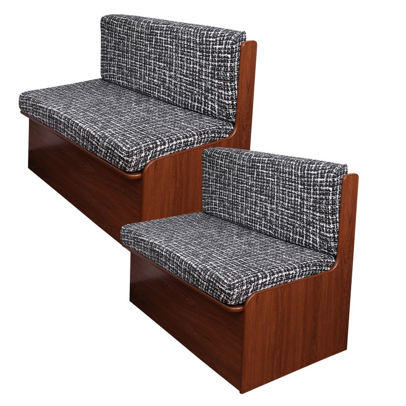 KRFOONN RV Dinette Cushion Covers Stretch Camper Cushions Cover Replacement Couch Cushion Slipcovers Washable Loveseat Slipcovers for Travel Trailer Couch Includes 2 Backrest Cover & 2 Bench Cover, 09 - Image 1