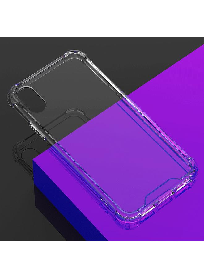 S-TOP Case For iPhone X / XS Shockproof TPU Frame + Acrylic Back Panel Protective Case - Image 3