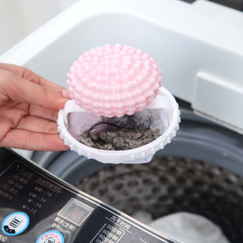 Xinya 5Th Generation Upgraded Two-In-One Laundry Ball Filter Net Hair Filter Hair Removal Decontamination Floating Washing Net Bag - Image 5