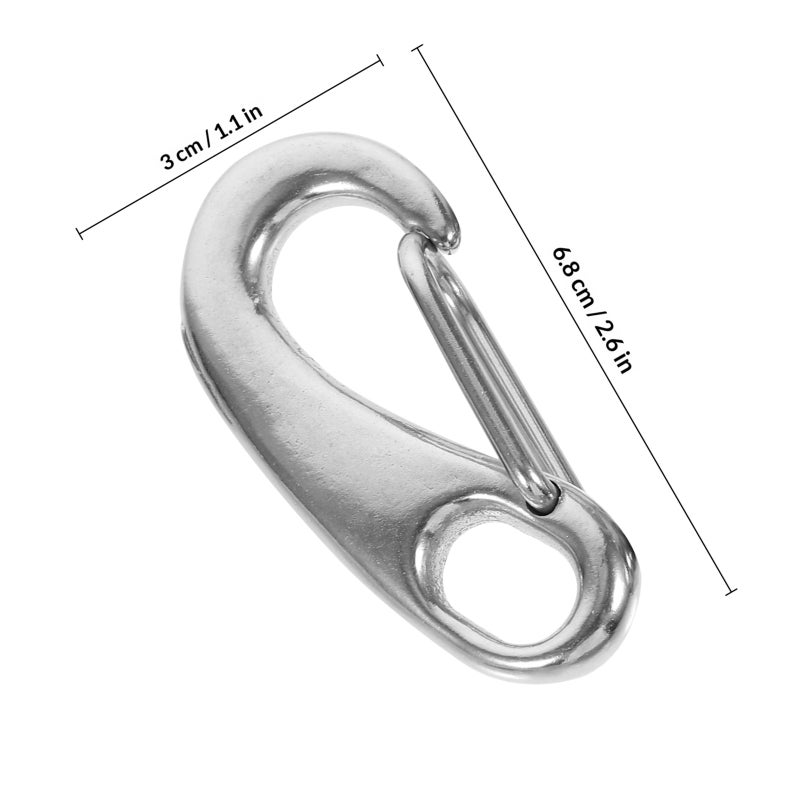 Stainless Steel Buckle,Durable for Wire Rope and Pet Chain,Adjustable Length - Image 2