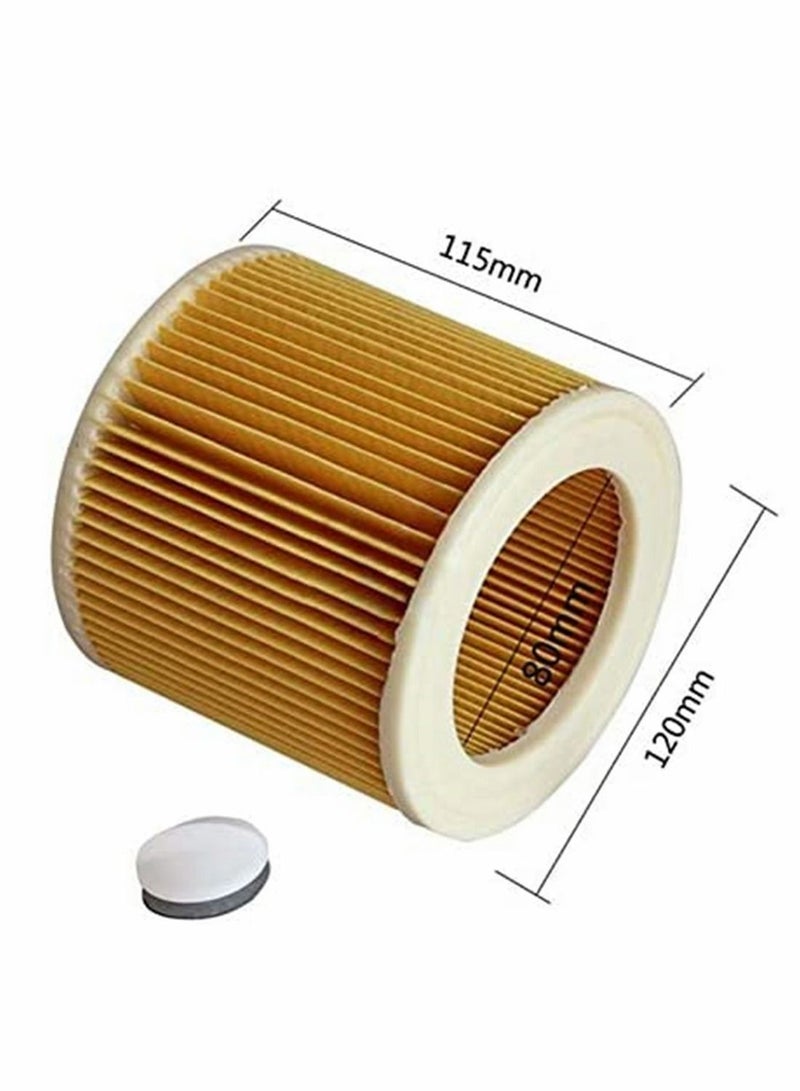 واي آند دي Replacement Vacuum Filter for Kärcher WD3 Cleaners Cartridge HEPA WD2250 WD3.200 MV2 MV3 WD2 WD3P WD 2200 SE 4001 Wet & Dry Cleaner - Image 3