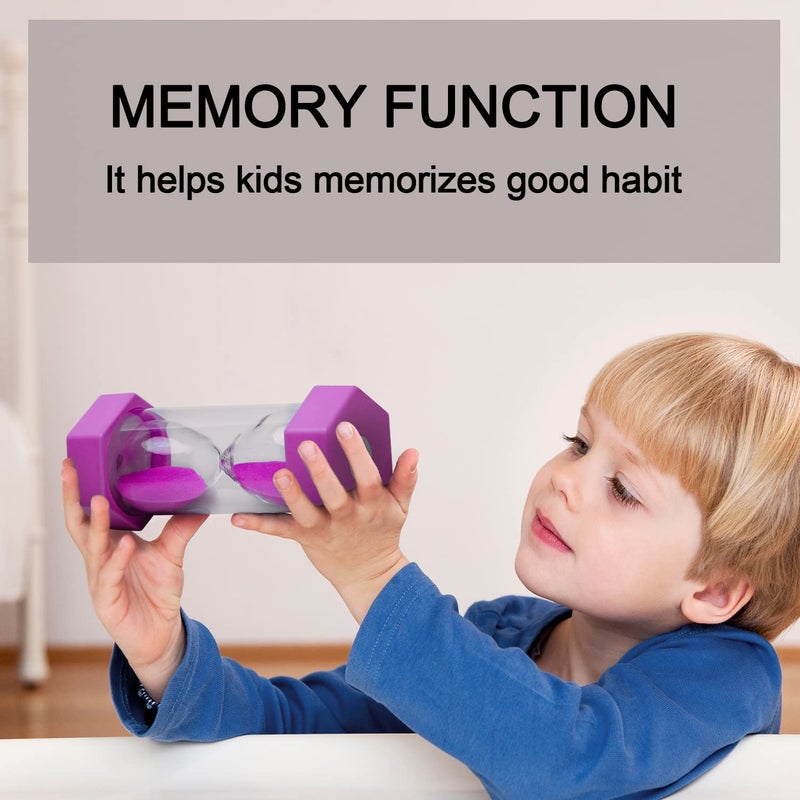 SANDTIMER 6 Pcs Colorful Hourglass Sandglass Timer Sand Timer Sand Clock Timer 1/3/5/10/20/30 Minutes Visual Hourglass Set for Games Classroom Kids Office Kitchen Decor - Image 3