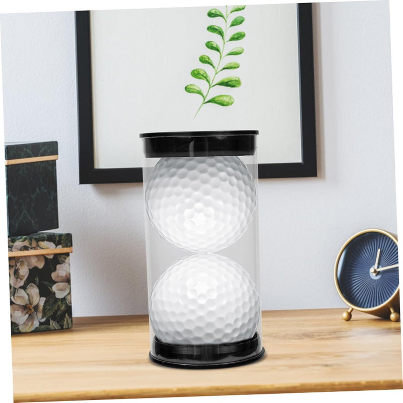 Transparent Golf Ball Display Case 9x4 7cm Durable Holder for Collectors Home Store Use - Image 4