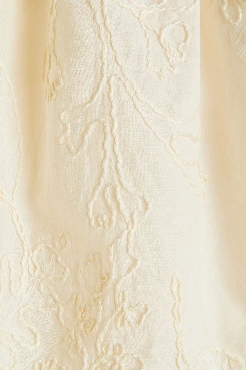 H&M Embroidered strappy top