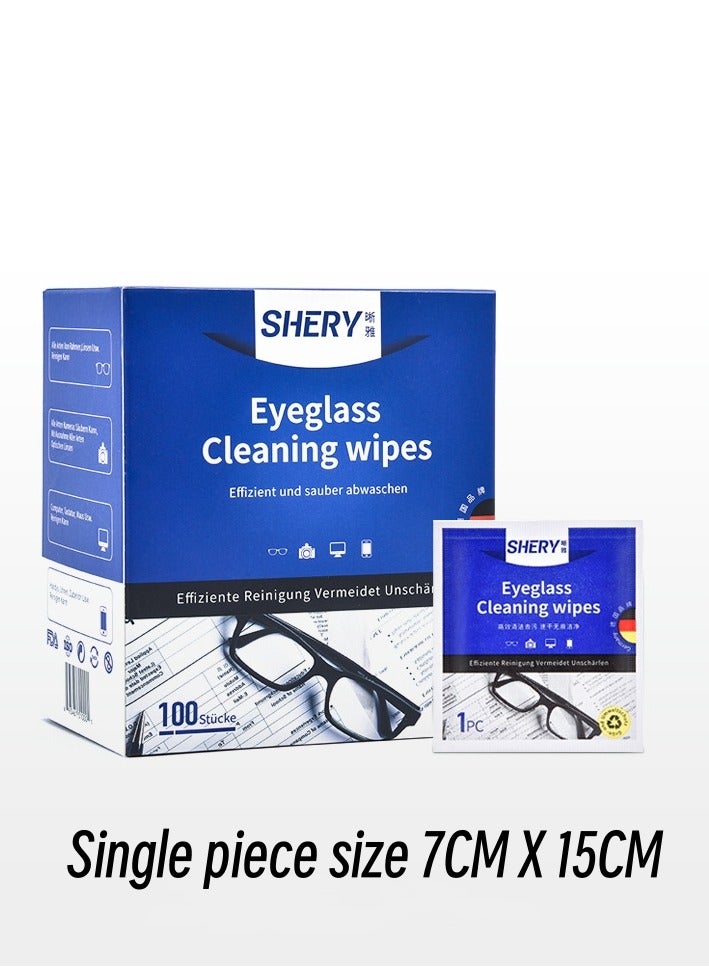 Pre-Moistened Lens Wipes Screen Wipes for Glasses, Camera,Tablets, Smartphone, Screens and Other Delicate Surfaces,Pack of 100 - Image 2