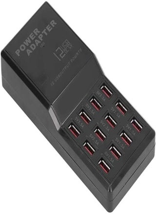Go4Shop Usb Charger With 12 Port Hub Multiple Speed Charging Power Adapter Eu Plug For Usb Devices Black - pzsku/Z23E32E55F7CAB8E025B0Z/45/_/1718120700/d3c58fdc-f739-4b14-87ab-0cdd6c49c653