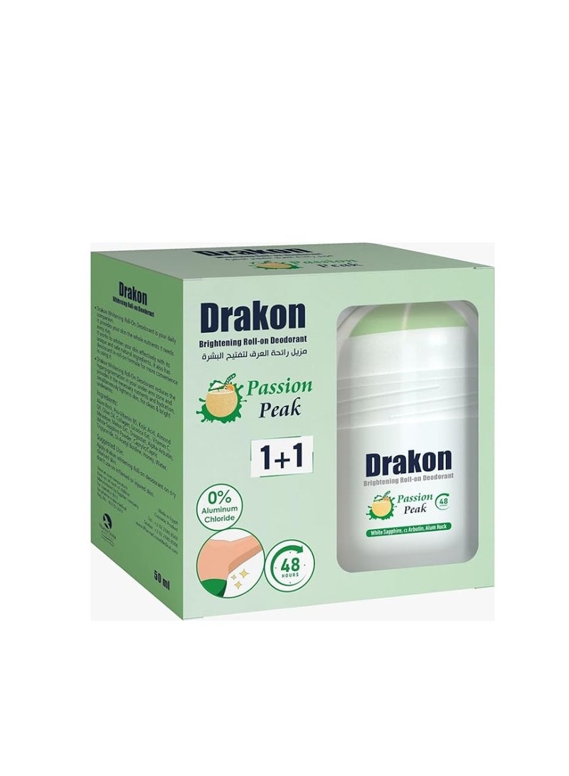 Whitening Roll-On Deodorant Passion Peek Promo Pack (1+1)