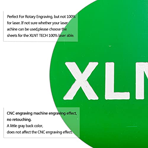 XLNT TECH Engraving Blank Materials Double Color Sheet (7" x 11“ x .040”, 12 Pieces & 12 Colors) 2-ply Plastic Sheet for Interior Signs, Badges. - Image 5