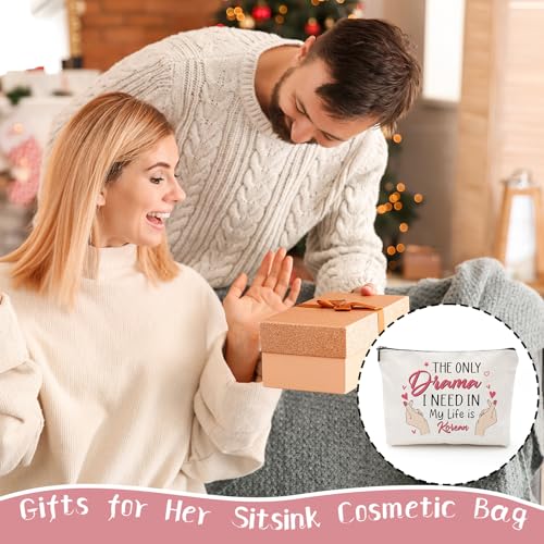 Sitsink Korean Drama Fan Gifts - Funny Gifts for K-pop Lovers, Small Makeup Bag Korean Stuff Merch Gifts for Women, Korean Accessories Essential Gifts for Friends Besties Birthday Christmas Gifts - Image 5