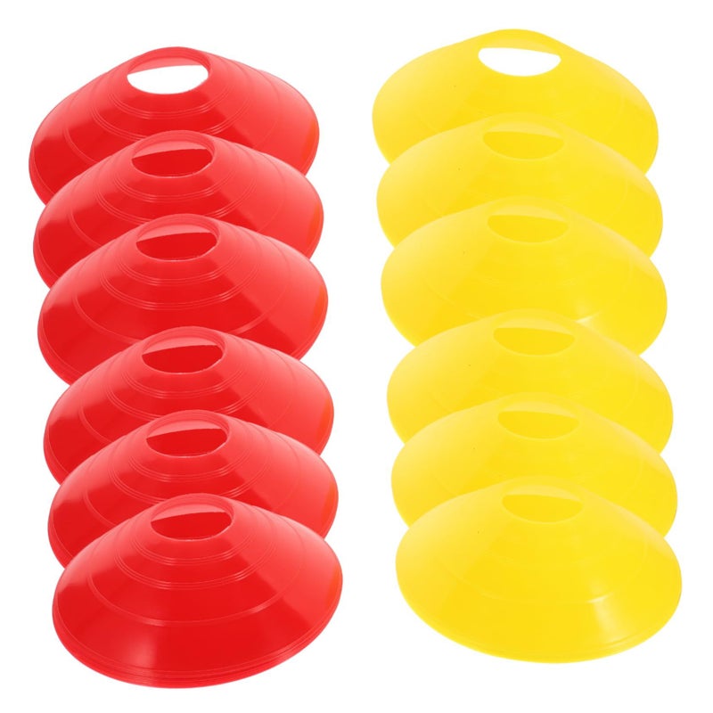 Multicolor Veemoon Training Marker Plates 12pc Sports Agility Sign - Image 2
