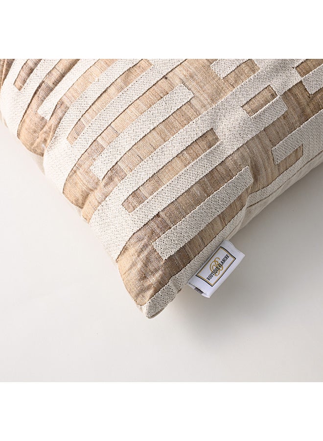 Boutique Blanche silk embroidered cushion - Image 2