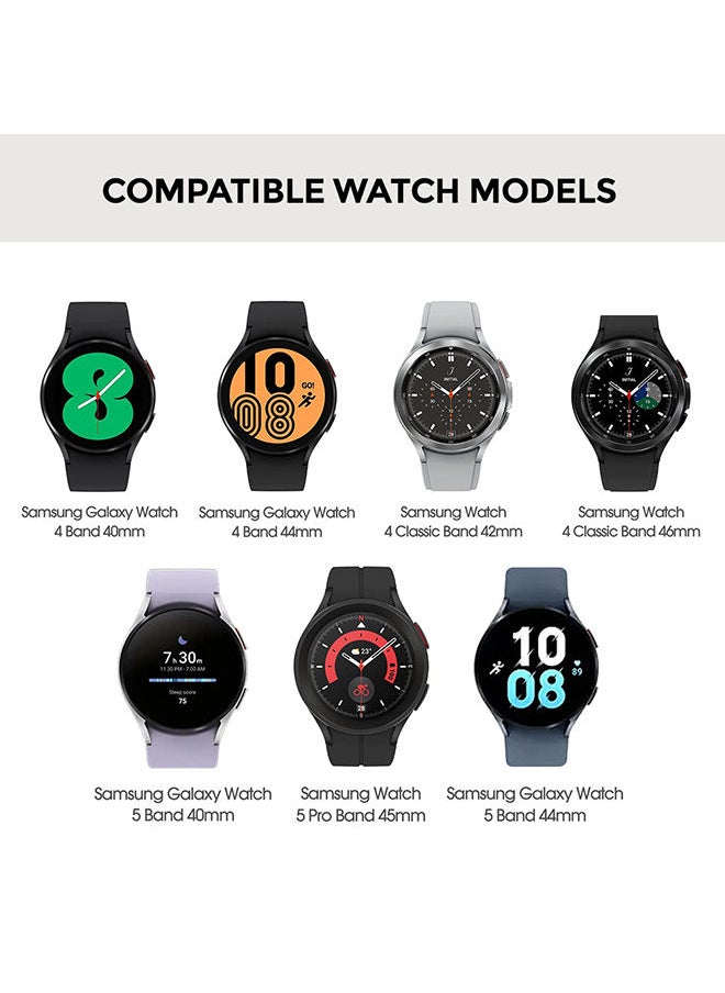 O Ozone - Trail Loop For Samsung Galaxy Watch 7 6 5 4 FE 40mm 44mm 45mm/Galaxy Watch 6 4 Classic 43mm 47mm 42mm 46mm  Nylon Sport Elasticity Strap -Grey/Blue - Image 1